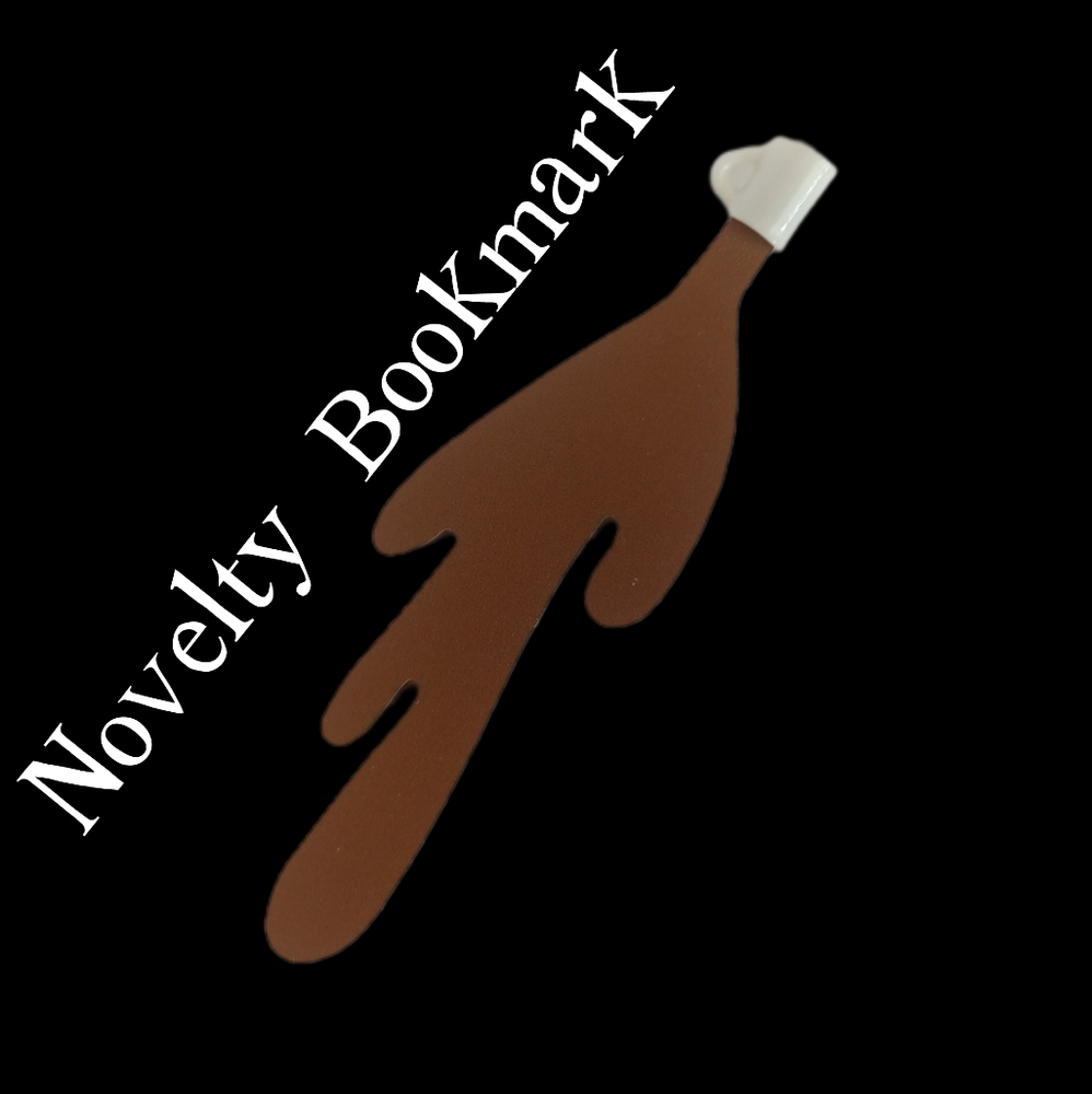 🆕 Novelty Spilled Coffee Bookmark 📙